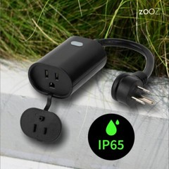 Outdoor Smart Plug Wifi Outlet Heavy Duty Plug-In Outlet, Remote Control Ip65