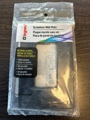 LEGRAND SCREWLESS WALL PLATE RWP26BK (LOT OF 25) radiant