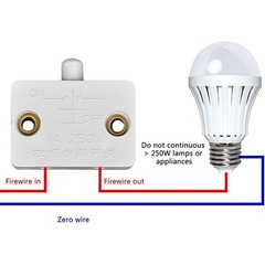 6pcs Cabinet Door Light Switches Electrical Normally Closed for Wardrobe Closet