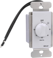 60 Minute Spring Wound Timer; White, 59717