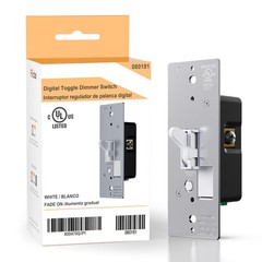 Toggle Slide Dimmer Switch For Dimmable Led Light/cfl/incandescent 600 Watt Max