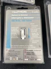 Ariadni Lutron 3-way Switch & Dimmer AY-603PH-WH (Lot Of 11) New Old Stock