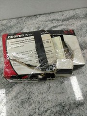 LOT OF 7) Cooper Almond Decorator Switch /1 Pole /15A /120/277 AC/CA 7501A (13D3