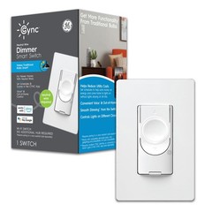 GE Smart C 2-amp Multi-Location White Wi-Fi Compatibility Touchless Illuminat…