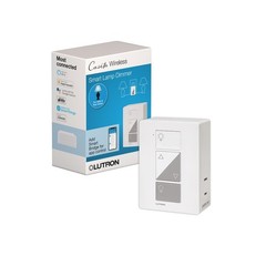 Lutron Caseta Plug-In Smart Lamp Dimmer Switch (Lutron Hub 1 Pack, White