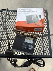 Tiffcofio Outdoor Digital Programmable Timer Weatherproof Easy To Set Save $ New