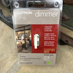 Lutron Electronics AY-600PH-LA Ariani Almond Dimmer Light Switch NEW