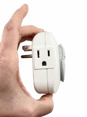 Hyper Tough Indoor Grounded Timer HT1025 24 Hour Plug In Mechanical Outlet Timer