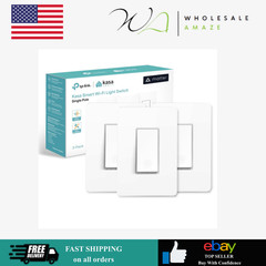 Matter Smart Light Switch: Voice Control w/Siri, Alexa & Google Assistant,3 Pack