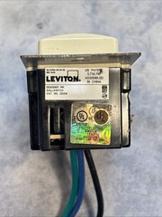 Leviton ODS10 Decora Single Pole Occupancy Sensor 1200V USED ALMOND