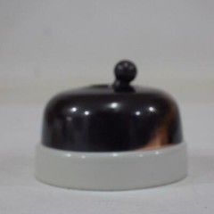 Classic Electric antique copper smooth deep cover white porcelain switch 25 W FB