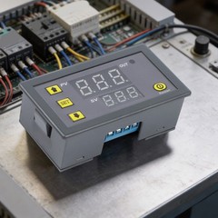 220 Volt Digital Cycle For Timer Relay with Delay Function and Dual LED Display