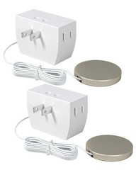 2 Pack Touch Dimmer Switch for Lamps, Plug & Play Control Pad, Dimmable LED/CFL
