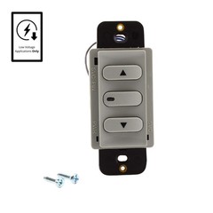 Hubbell DSL010GY Gray Low Voltage Dimmer Switches 0-10V Latching/Auto ON 50-Pack