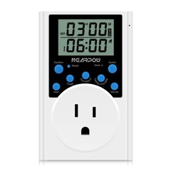 Versatile 3-Prong Grounded Outlet Timer