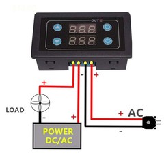 Timer Relay, Icstation Time Delay Switch AC 110V 120V Ac 85-265v