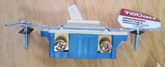 Lot of 15: Hyper Tough 15A 120V Single Pole Grounded Toggle Light Switch Almond