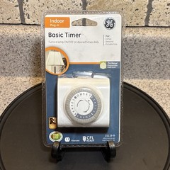 New GE Indoor Plug-In 24 Hour Programmable Basic Timer 15119