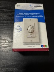 Intermatic FD6HW Spring Loaded Auto-Off Wall Timer For Lights And Fans Switch