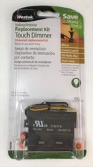 Westek 3-Level Touch Dimmer Control Universal Replacement Kit 6503BC Wire-in New