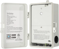 Pool Timer, Wifi Smart Switch, Heavy Duty 40A 120-277 VAC 2HP, Compatible with S