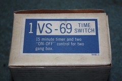 VS-69 Broan NuTone electric light wall switch fan time timer outlet gang box