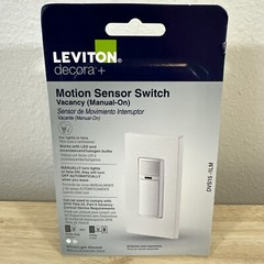 Leviton Decora 15-Amp In-Wall Multi-Location Single Pole Motion Sensor in White