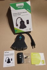 HBN Outdoor Smart Plug, Wi-Fi Heavy Duty Outlet with 3 Independent Outlets