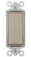 TM870NICC10 – RADIANT LEGRAND WALL CONTROL SWITCH – NICKEL FINISH Set Of 4