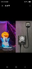 24-Hour Mechanical Light Timer with 2ft Long Cord, Waterproof Electrical Timer