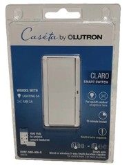 Lutron Caseta Claro Smart Switch for Lights & Fans – White DVRF-5NS-WH-R