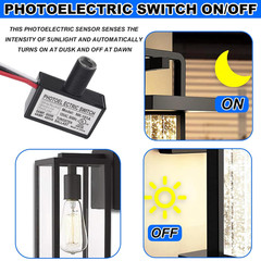 105V to 130V AC Photocell Light Sensor Switch Outdoor Dusk to Dawn Photoelectric