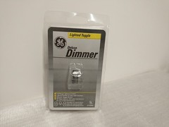GE 3-Way Lighted Toggle Deluxe Dimmer Clear Switch DIT-063M5 – 600W Single Pole