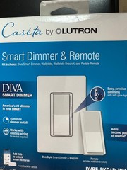 Lutron Diva Smart 150W LED Dimmer Switch – White (DVRF-PKG1D-WH-R) 6984/OB