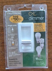 Lutron Skylark Contour Dimmer Wall Switch – LECL-153PH-WH Brand New in Package