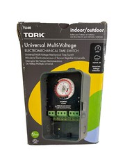 Tork TU40 Universal Multi-Voltage Electromechanical 24 Hour Timer Control