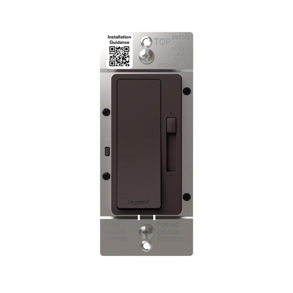 150Watt Dimmer Light Switch SinglePole/3Way LED RHL153PDB Dark Bronze