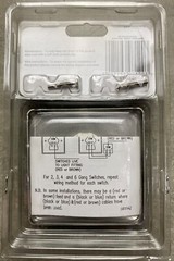 BG ST712 Stainless Steel 10 Amp Plate Switch 1 Gang, 2-Way