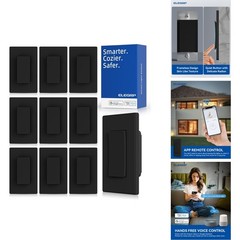 Elegrp Smart Light Switch 2.4Ghz Wi-Fi Light Switch Compatible Assistant