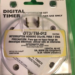 INTERMATIC Digital Timer Model DT3C / TM 012 Sealed New