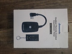 Dewenwils Outdoor Remote Control Countdown Timer Dusk to Dawn Lights 2 Outlets