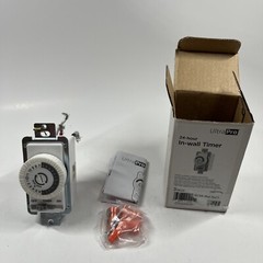 UltraPro 24-Hour Mechanical In Wall Dial Timer Single-Pole White 41092