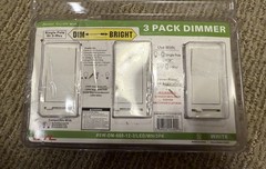 CYBER TECH LIGHTING, INC. Sw-Dm-600-12-3/Led/Wh/3 Switch