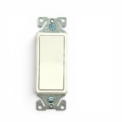 Eaton 7503W 3-Way Decorator Rocker Switch 15A 120/277VAC White