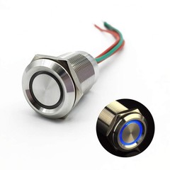 Touch Switch UT19T2 Stepless Dimming Switch DC 6V to 24V Blue LED Suitable fo