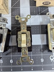 Vintage Lot of 3 Leviton toggle light switches