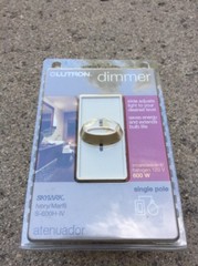 NEW! Lutron S600H-IV Slide Dimmer Single Pole / Ivory 600 W, 1-099