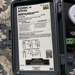 TORK DTU40 Indoor/Outdoor, 7-Day 40-Amp Universal Multi-Volt Time Switch