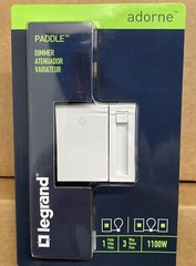 Legrand Adorne Paddle Dimmer Model ADPD1103HW4 1100W Dimmer Case Of 4!! New!