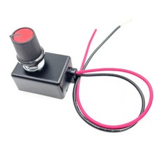 1pcs Mini DC 0/110V Dimmer Knob Controller Rotary Switch PWM Dimming for Dimm…